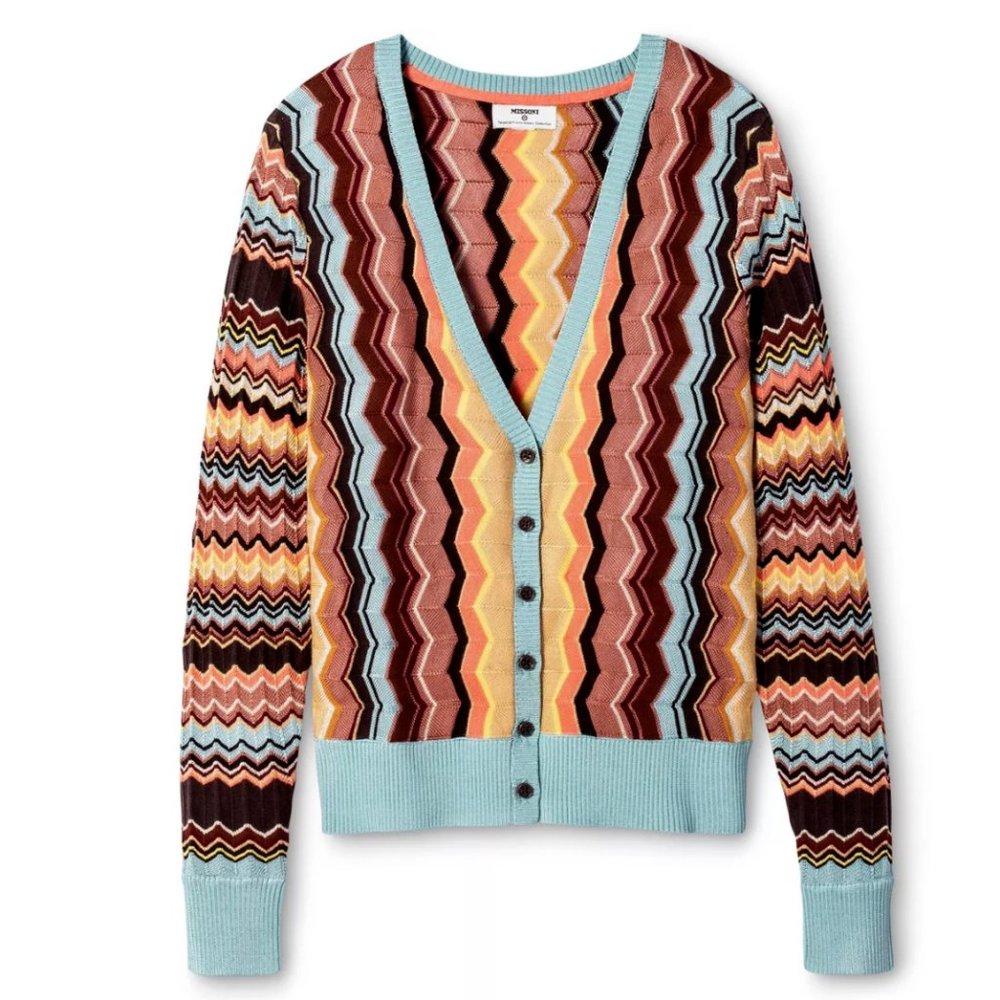 Missoni for Target Button Down Sweater SMALL